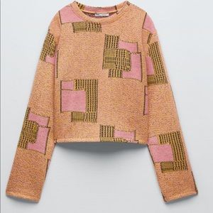 Zara Short Jaquard Sweater